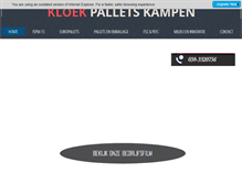 Tablet Screenshot of kloekpallets.nl